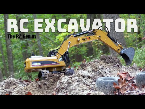 Unboxing A NEW EXCAVATOR! | Huina 1580/580 V4 Excavator Unboxing & Test Run