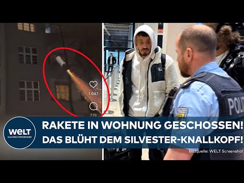 BERLIN: Silvester-Knallkopf vor Gericht! Dem 23-jährigen Influencer droht ein Jahr Gefängnis