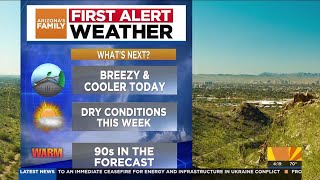 Dry conditions before 90s arrive to metro Phoenix