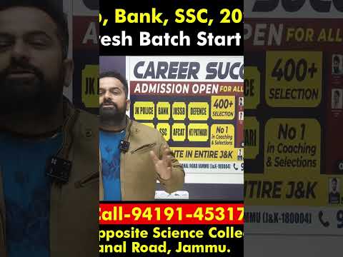 Jkssb, Bank, SSC 2023 ðŸ”¥