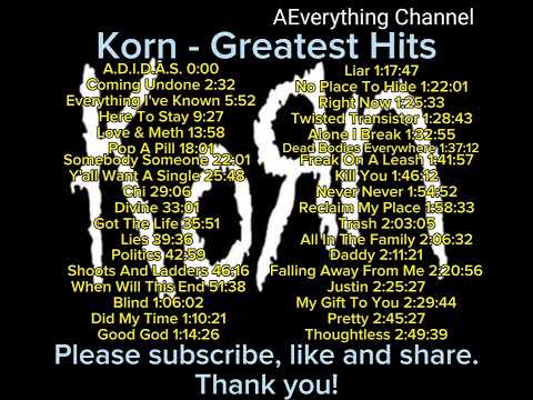 Korn - Greatest Hits (The Very Best Of Korn)