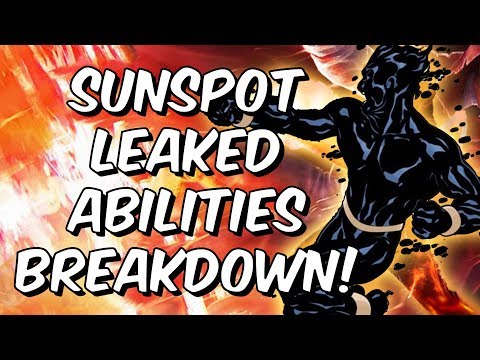 Sunspot Leaked Abilities Breakdown - God Tier Damage Potential?! - Marvel Contest of Champions