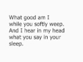 Bob Dylan What good am I ?