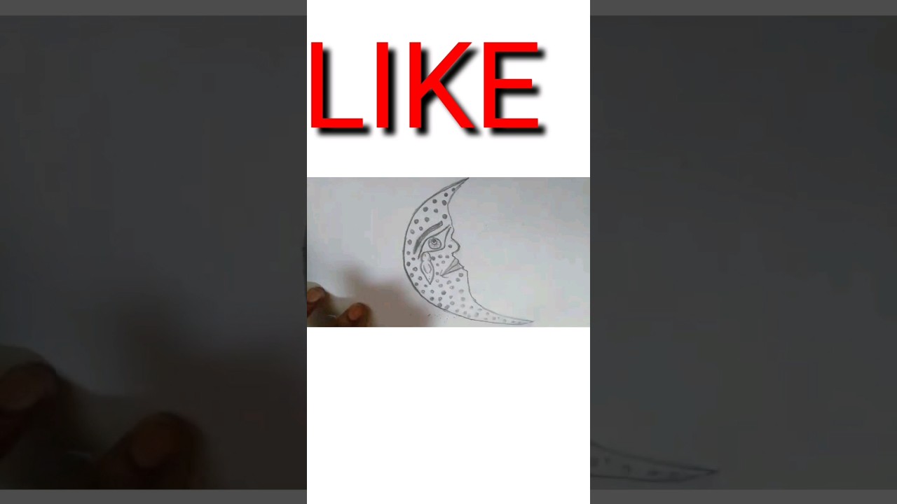 premium vector //vector graphic crescent with face... #drawingnurseryclass #vairalvidio #shortvideo