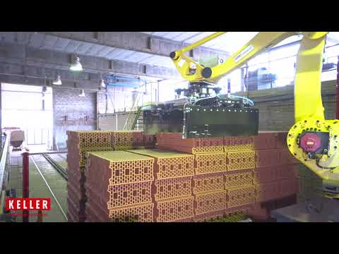 KELLER HCW - Leier, Turcin - Setz-, Entlade- & Verpack.anl.  / Setting, dehacking & packaging plant