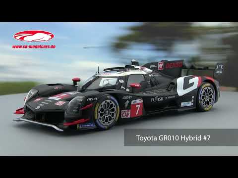 Ixo 1:18 Toyota GR010 Hybrid #7 2nd 24h LeMans 2024 Toyota Gazoo