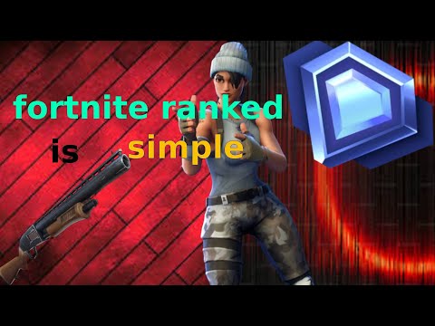 FORTNITE diamond ranked is way too SIMPLE (good or bad)