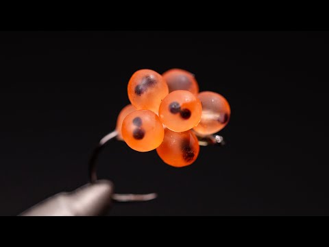 Relaxing Fly Tying: Salmon Eggs with an ASMR Twist