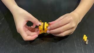 (No Glue) 3D Perler Beads Pokémon : Pikachu & Squirtle