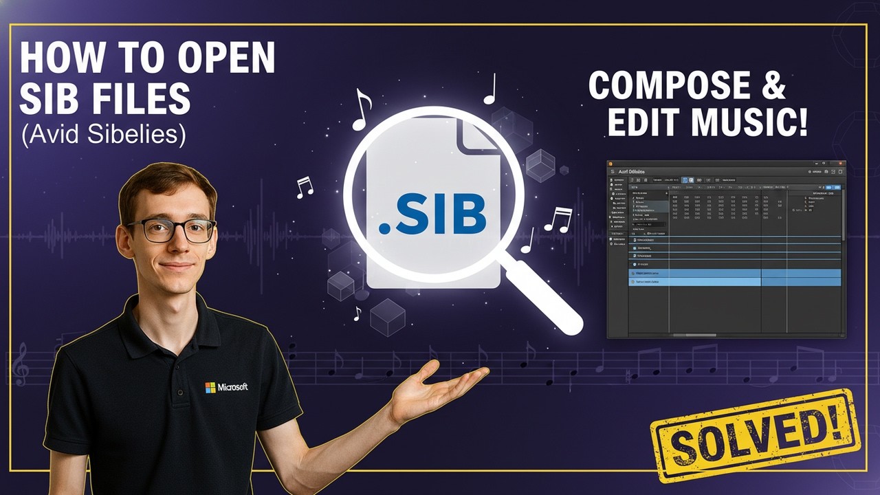 How to Open SIB Files (Avid Sibelius)