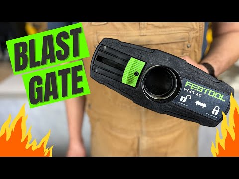 Gotta have THIS for your CT-36 vacuum: Festool Dust Extractor Blast Gate