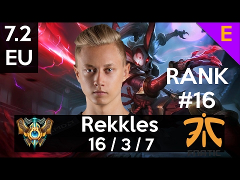 Patch 7.1 FNC Rekkles as Kalista vs Ziggs (gameplay)