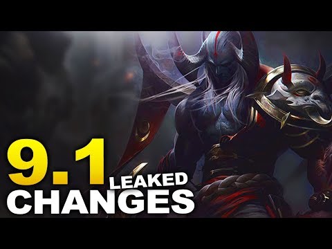Changes coming soon to start Season 9! 9.1 patch notes leaked!