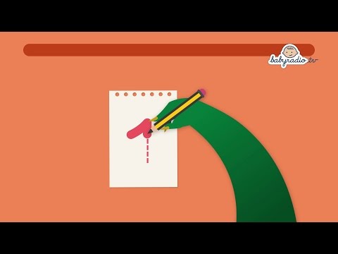 Aprende a escribir el número 1-Aprende con Mon el dragón