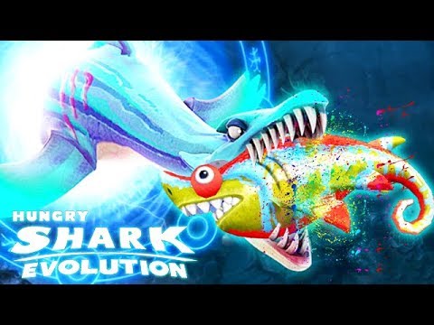 NESSIE vs SHARKELEON!!! (HUNGRY SHARK EVOLUTION)