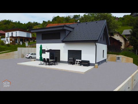 MANSARDNA HIŠA KK 160 (montažne hiše)