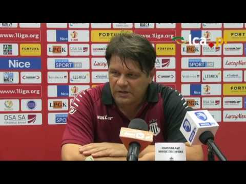 Konferencja prasowa po meczu Miedź - Sandecja