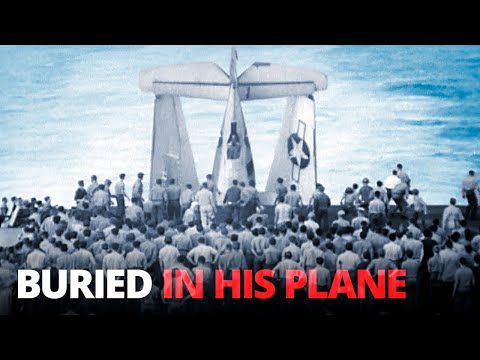 The Only U.S. Navy Aviator Buried Inside His Aircraft | Pacific War 1944