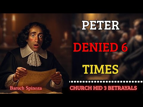 SPINOZA DISCOVERED: PETER DENIED JESUS 6 TIMES, NOT 3 — And The Church Hid The Other 3 Betrayals