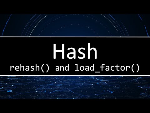 C++ Unsorted Set - How rehash() and load_factor() works