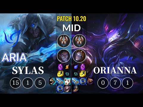 CGA Aria Sylas vs Orianna Mid - KR Patch 10.20