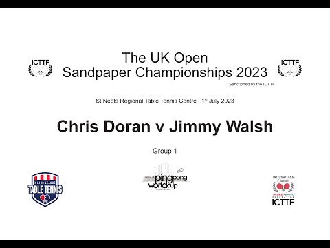 Chris Doran v Jimmy Walsh UK Open Sandpaper TT 2023