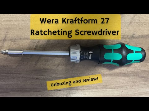 Wera Kraftform Kompakt 27 Ratcheting Screwdriver - Unboxing and review