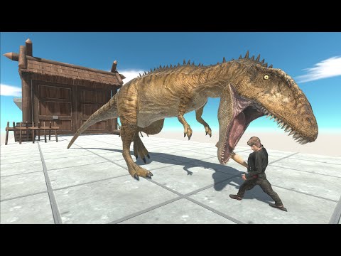 New Update Carcharodontosaurus vs every unit - Animal Revolt Battle Simulator
