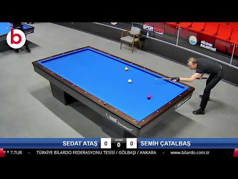 FERHAT AKAY & AYVAZ YILDIRIM Bilardo Maçı - 2022 ERKEKLER 1.ETAP-7.TUR