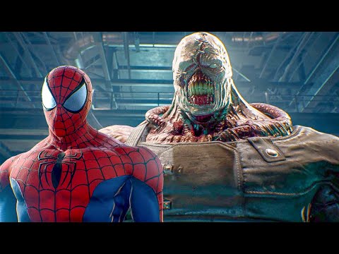 Spider-Man Meets Nemesis and M.O.D.O.K. - Marvel vs Capcom: Infinite