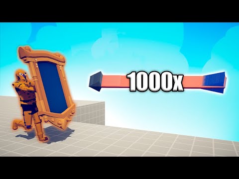 THANOS MIRROR SHIELD vs 1000x OVERPOWERED - TABS | Totally Accurate Battle Simulator 2024