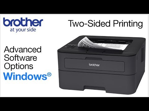 Duplex printing from windows brother printers