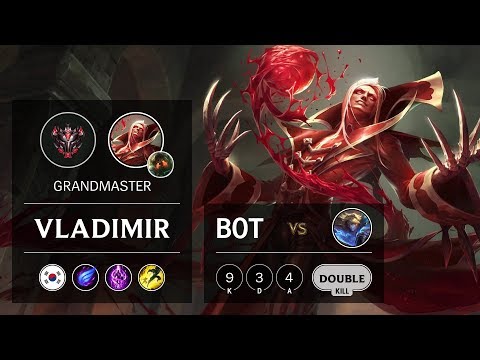 Vladimir Bot vs Ezreal - KR Grandmaster Patch 9.13
