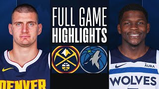 NUGGETS at TIMBERWOLVES | FULL GAME HIGHLIGHTS | November 1, 2023