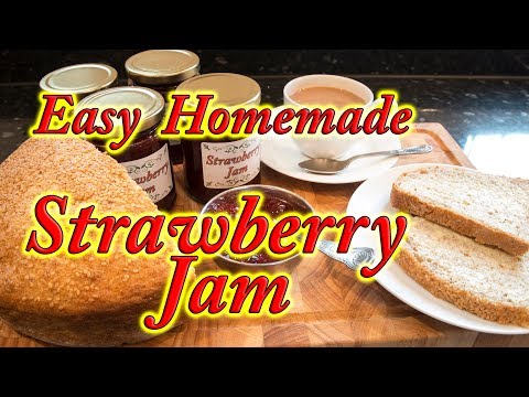 Strawberry Jam homemade easy step by step instructions