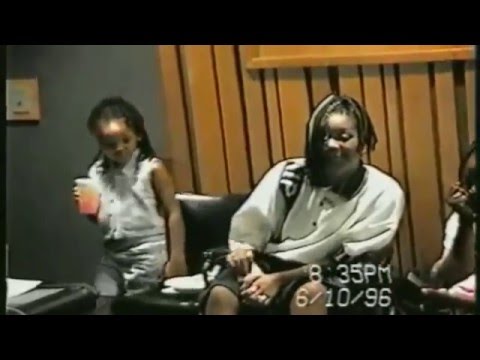 2pac with Frank Alexanders family in studio [very rare and funny]