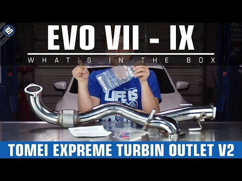 Tomei Expreme Turbine Outlet V2 - Mitsubishi EVO 7/8/9 (What's In The Box?)