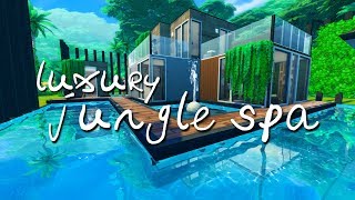 THE SIMS 4 SPEED BUILD | LUXURY JUNGLE SPA!