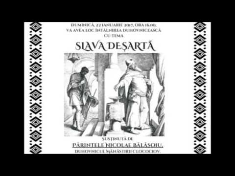 20170122 NICOLAE BALASOIU –  INTALNIRE DUHOVNICEASCA – SLAVA DESARTA