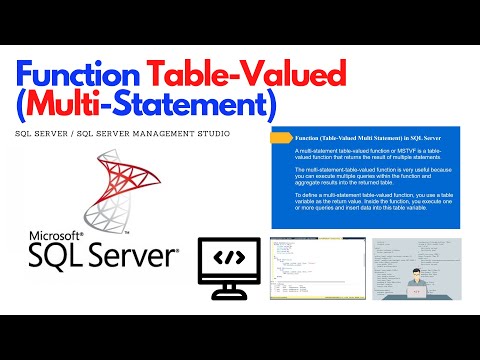 Table Valued Functions In Sql Server Made Easy Multi Statement Sql Tutorial