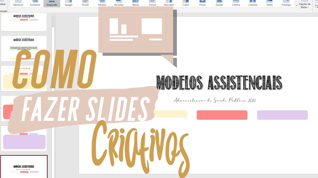 COMO fazer slides BONITOS e CRIATIVOS pelo PowerPoint - #1
