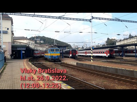 |Vlaky| Bratislava hl.st. [Rýchlovka] 26.9.2022.