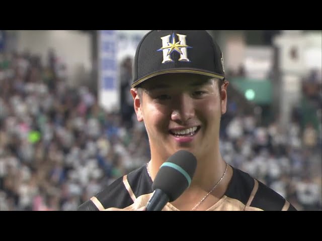 ファイターズ・平沼選手ヒーローインタビュー 2019/5/16 E-F