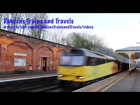 GBRf Class 60 No.  60047 "Scafell Pike" Passing Melton Mowbray Railway Station, 26th November 2025