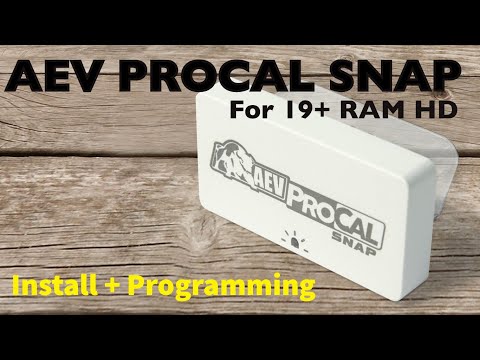 AEV Procal Snap for 19+ Ram HD - Install and Programming
