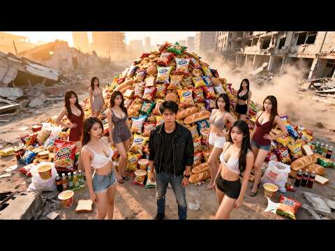 After reborn!I awake survival system,Crazy hoarding,Form team of beautiful girls!