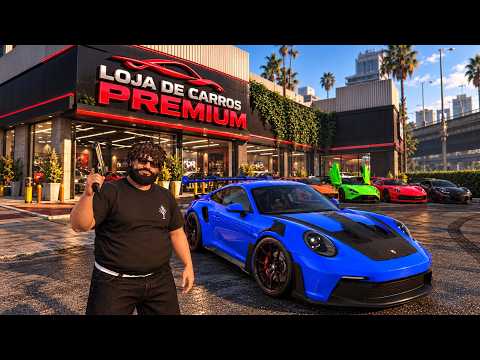 FUI NA LOJA ASSALTAR UM CARRO DE LUXO E DEU RUIM - GTA RP
