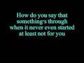 Gavin DeGraw Glass Lyrics