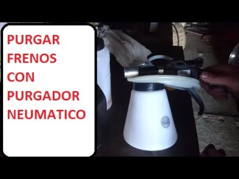 PURGAR FRENOS CON PURGADOR NEUMATICO