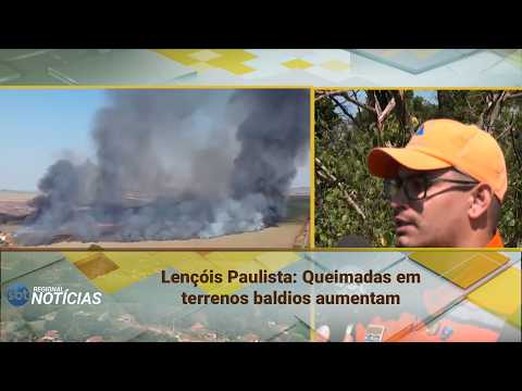 Lençóis Paulista: Queimadas em terrenos baldios aumentam (23/04/2026)